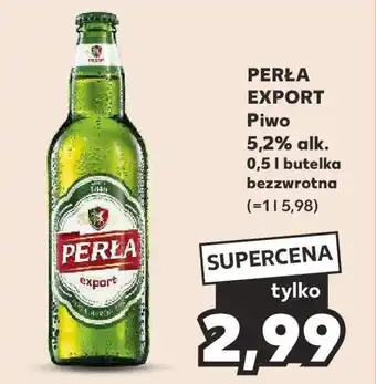 Kaufland PERŁA EXPORT Piwo 5,2% alk. 0,5l oferta