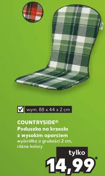 Kaufland COUNTRYSIDE Poduszka na krzesło z wysokim oparciem oferta