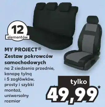 Kaufland MY PROJECT Zestaw pokrowców samochodowych oferta