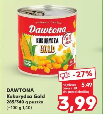 Kaufland DAWTONA Kukurydza Gold 285/340 g oferta