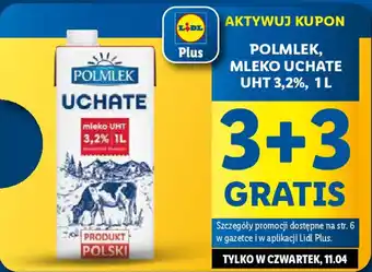 Lidl POLMLEK, MLEKO UCHATE UHT 3,2%, 1 L oferta