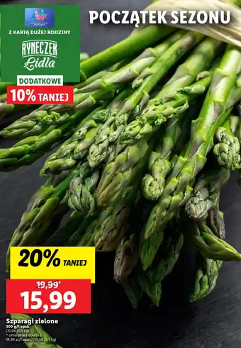 Lidl Szparagi zielone 500 g oferta