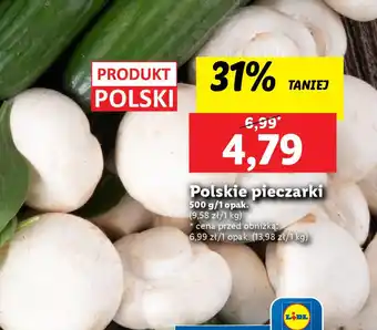 Lidl Polskie pieczarki 500 g oferta