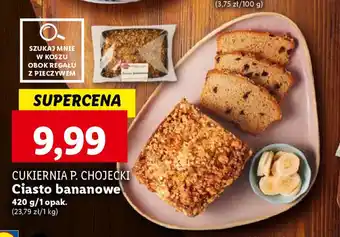 Lidl CUKIERNIA P. CHOJECKI Ciasto bananowe 420 g oferta