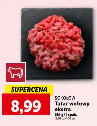 Lidl SOKOŁÓW Tatar wołowy ekstra 150 g oferta