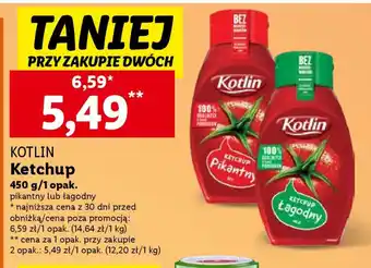 Lidl KOTLIN Ketchup 450 g oferta