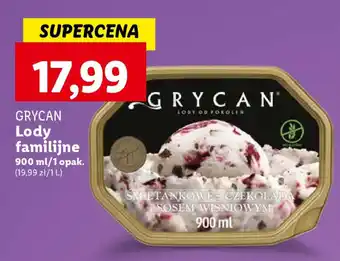 Lidl GRYCAN Lody familijne 900 ml oferta