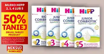 Lidl MLEKO HIPP 2, 3, 4 LUB 5 oferta