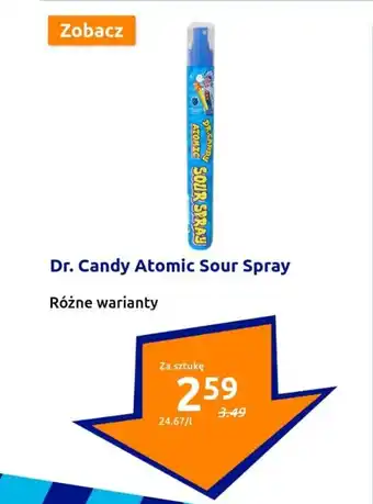 Action Dr. Candy Atomic Sour Spray oferta