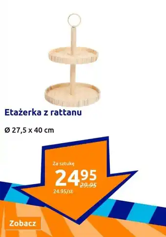 Action Etażerka z rattanu szt. oferta