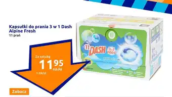 Action Kapsułki do prania 3 w 1 Dash Alpine Fresh oferta