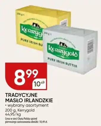 Chata Polska Kerrygold TRADYCYJNE MASŁO IRLANDZKIE 200 g oferta