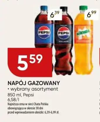 Chata Polska Pepsi NAPÓJ GAZOWANY 850 ml oferta