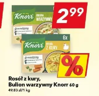 Lewiatan Rosół z kury, Bulion warzywny Knorr 60 g oferta