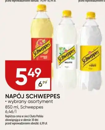 Chata Polska NAPÓJ SCHWEPPES 850 ml oferta