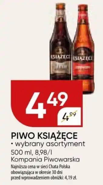 Chata Polska PIWO KSIĄŻĘCE 500 ml oferta