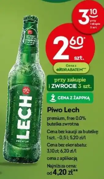 Żabka Piwo Lech 0,5 l oferta