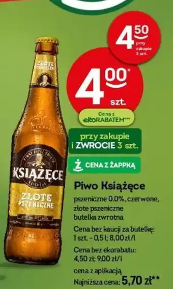 Żabka Piwo Książęce oferta