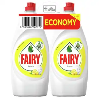 Biedronka Fairy Lemon Płyn do mycia naczyń 2x900 ml oferta