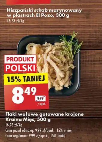 Biedronka Flaki wołowe oferta