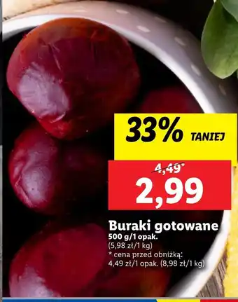 Lidl Buraczki gotowane oferta