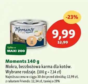 Maxi Zoo Mokra karma dla kota Moments oferta