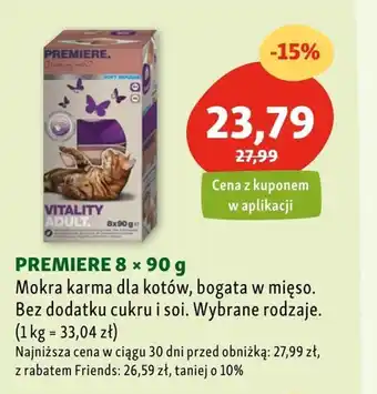 Maxi Zoo Karma dla kota Premiere oferta