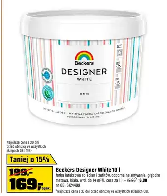 OBI Farba lateksowa Beckers oferta