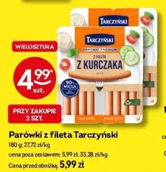 Żabka Parówki z fileta Tarczyński 180 g oferta