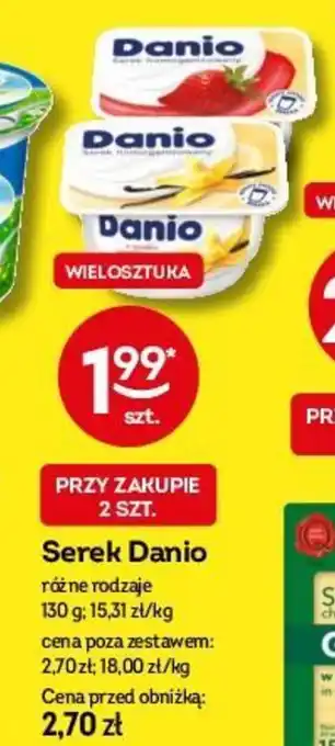 Żabka Serek Danio 130 g oferta