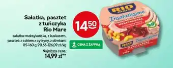 Żabka Sałatka, pasztet z tuńczyka Rio Mare 115-160 g oferta