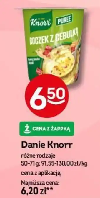 Żabka Danie Knorr 50-71 g oferta