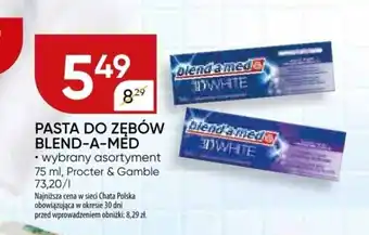 Chata Polska PASTA DO ZĘBÓW BLEND-A-MED 75 ml, Procter & Gamble oferta
