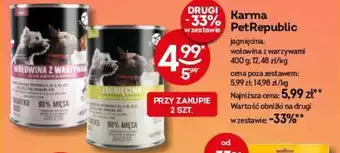 Żabka Karma PetRepublic 400 g oferta