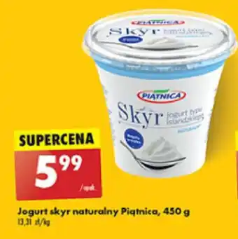 Biedronka Jogurt skyr naturalny Piątnica 450 g oferta