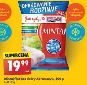 Biedronka Mintaj filet bez skóry Abramczyk 800 g oferta
