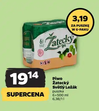 Netto Piwo Žatecký Světlý Ležák oferta