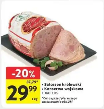 Intermarche Salceson królewski / Konserwa wojskowa LUKULLUS 1 kg oferta