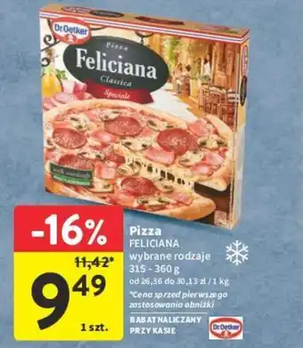 Intermarche Pizza FELICIANA 315-360 g oferta