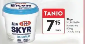 Intermarche Skyr MLEKOVITA Naturalny 500 g oferta