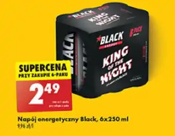 Biedronka Napój energetyczny Black, 6x250 ml oferta