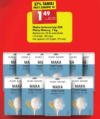 Biedronka Mąka tortowa typ 450 Plony Natury, 1 kg oferta