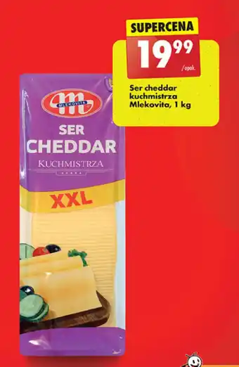 Biedronka Ser cheddar kuchmistrza Mlekovita, 1 kg oferta