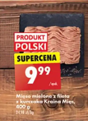 Biedronka Mięso mielone z fileta z kurczaka Kraina Mięs, 400 g oferta
