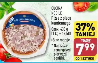 ALDI CUCINA NOBILE Pizza z pieca kamiennego 430g oferta