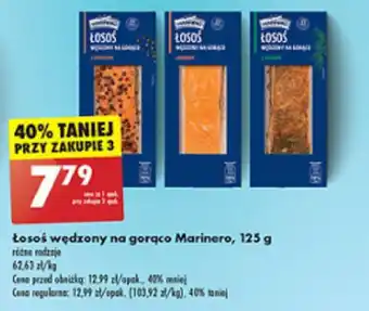 Biedronka Łosoś wędzony na gorąco Marinero, 125 g oferta