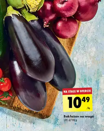 Biedronka Bakłażan na wagę 1 kg oferta