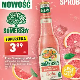 Biedronka Piwo Somersby, 400 ml oferta