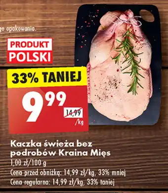 Biedronka Kaczka świeża bez podrobów Kraina Mięs 1 kg oferta