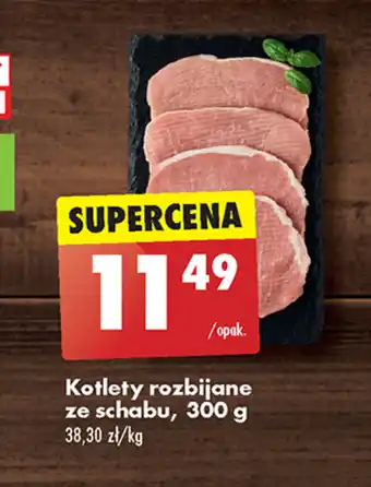 Biedronka Kotlety rozbijane ze schabu, 300 g oferta